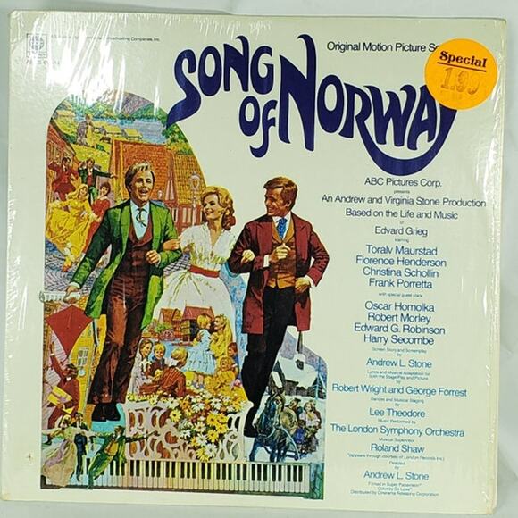 Song of Norway Original Motion Picture Soundtrack Vinyl Record - Picture 4 of 4